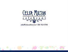 Tablet Screenshot of celiamilton.com